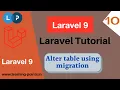 How to add new column to existing table using migration Alter Table Using Migration Laravel 9