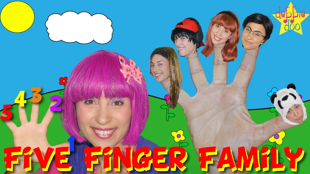 Daddy Finger Family Song - Five Finger Rhymes For Children - Debbie Doo! Daddy Finger Family Song - Five Finger Rhymes For Children - Debbie Doo!