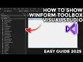 How to WinForms Toolbox in Visual Studio - Easy Step-by-step Guide 2025