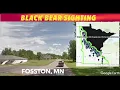 Minnesota DNR Tracking Bear Sightings