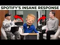 Spotify deletes music by REAL Artists not AI Sam Duboff INSANE Podcast Response