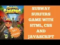 Subway Surfer Game With HTML CSS JavaScript