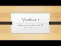 Matthew 5 NLT