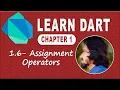 1 6 Assignment Operators in Dart Programming Language Learn Dart Language Dart Course