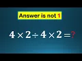 Only 1 in 5 Can Solve This Math Problem
