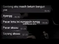 Lagu Notif penyemangat dari ayang di pagi hari🥰🥰