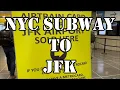 NEW YORK QUEENS TO JFK AIRTRAIN STATION JAMAICA TO JFK CINEMATIC VIEW REVIEW BY NEW YORK