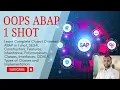3 OOPS ABAP 1 Shot Complete Object Oriented Programming in SAP ABAP