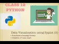 class 12 XII Computer science Python Data visualization using pyplot chapter 1 part 11
