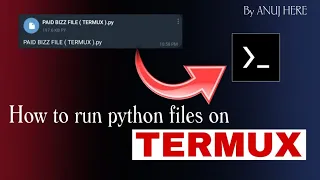 Run a python file on Termux Easily