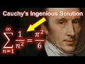 Cauchy s Proof of the Basel Problem Pi Squared Over Six 3blue1brown SoME1 Entry