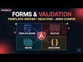 Angular Forms Validation Template-Driven Reactive JSON Episode 18