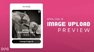 Create for Image Upload with loading effect using HTML CSS JS