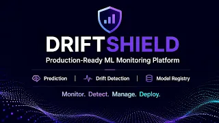 DriftShield End-to-End ML Model Monitoring Registery Platform FastAPI Streamlit Docker AWS