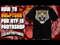 How To Halftone Your Artwork for DTF Photoshop Tutorial