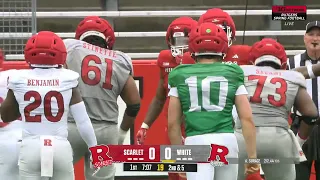 Rutgers Scarlet White Full Game Spring Game on April 26 2025 Spring Game today