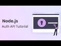 Build A Node js API Authentication With JWT Tutorial