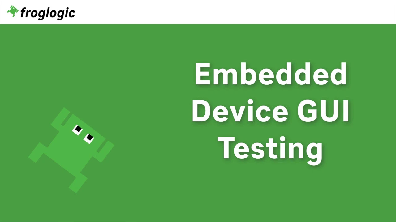 Embedded Device GUI Testing