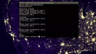 SQLite - Date and time