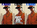 Lagu Grand Theft Auto: San Andreas PS2 vs PS3 vs PS4 - Graphics Comparison - Framerate - Loading Times