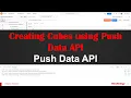 Creating Cubes using Push Data API