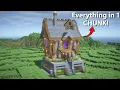 Minecraft Survival Base Tutorial - Everything in Just One Chunk