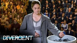 tris takes the aptitude test scene divergent