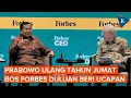 Lagu Prabowo Ulang Tahun Besok, Dapat Ucapan dari Bos Forbes