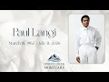 Paul Tongia Langi Funeral Service