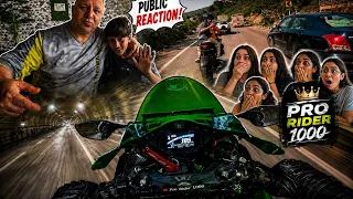Finally Crazy  Cute 🥰 Girl Reaction on my zx10r | shocking girl  😨 Reaction | day 1 to ladakh ♥️