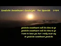 Goodnite Sweetheart Goodnite The Spaniels 1954