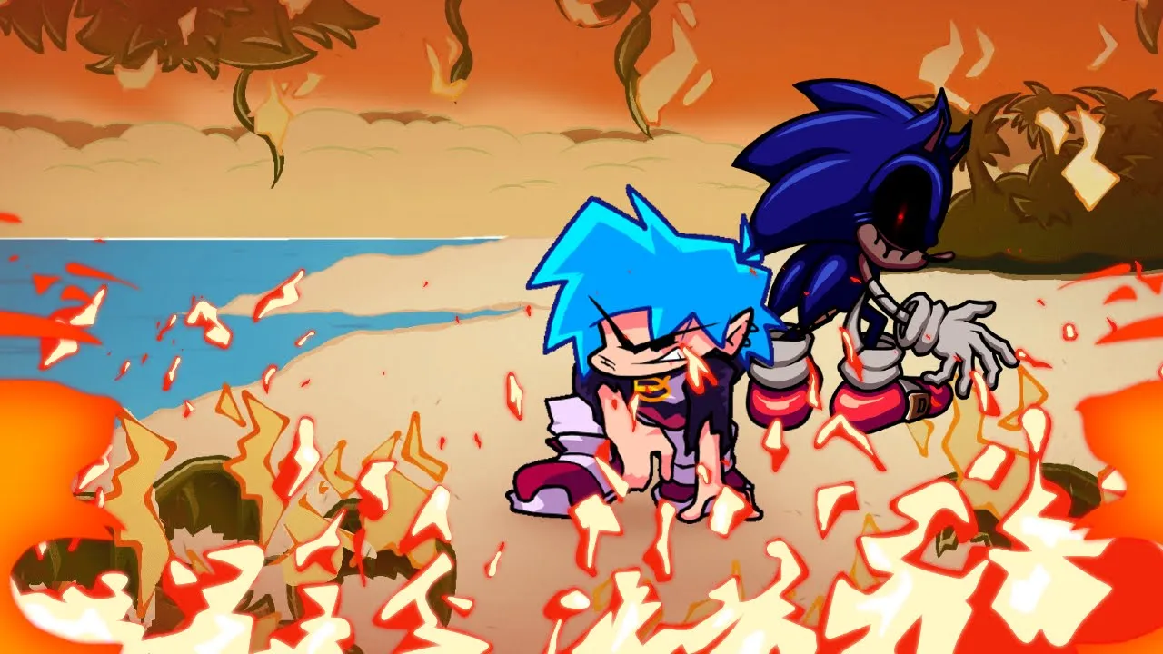 FNF | HIGH EFFORT DROP AND ROLL (¡¡NEW SPRITES!!) - Vs Sonic.exe RERUN | Mods/Hard/Gameplay |