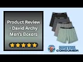 DAVID ARCHY Bamboo Rayon Boxers Review Breathable Everyday Comfort