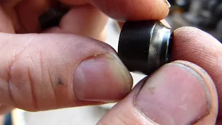 Bicycle rear wheel with cup-and-cone bearing