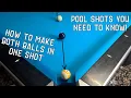 How To Make Two Balls in One Shot Skill Shot Pool Shots You Need to Know