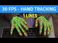 A I HAND DETECTION MOTION TRACKING System with Python in 5 LINES AI MOTION TRACKING - PYTHON