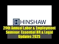 Download Lagu 29e jaarlijkse seminar over arbeid en werkgelegenheid: essentiële HR- en juridische updates 2025