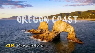 aerial oregon coast 4k drone video nw pacific coast hwy 101 twin rocks cannon u0026 rockaway beach 