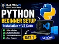 Python Installation VS Code Setup Python Tutorial for Beginners Hindi BuildWithIQ
