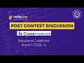 Educational Codeforces Round 173 Div 2 Problem Discussion