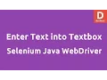 Enter text into Textarea Selenium Java
