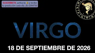 Horóscopo Diario - Virgo - 18 de Septiembre de 2026.