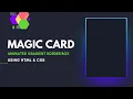 Create Magic Card with Animated Gradient Box Effects Using HTML CSS Only Web Development Project