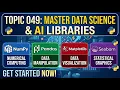 AI-Topic049 Introduction to NumPy Pandas Matplotlib Seaborn Python Data Science Libraries