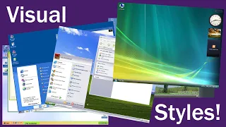 Download History Of Windows Visual Styles: Luna, Aero \u0026 Unreleased! 🖼️👀 MP3