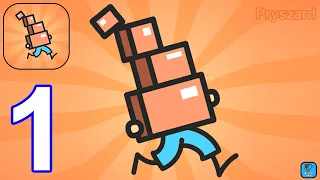 Dash Delivery - Gameplay Walkthrough Part 1 Tutorial Levels 1-10 iOS Android