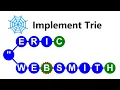 Leetcode 208 Implement Trie Prefix Tree Python Blind 75 Leetcode Questions