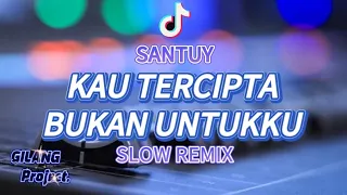 santuy dj kau tercipta bukan untukku slow remix