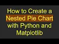 How to Create a Nested Pie Chart with Python and Matplotlib