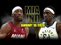 Miami Heat vs Indiana Pacers Full Game Highlights - January 10 2026 NBA Season